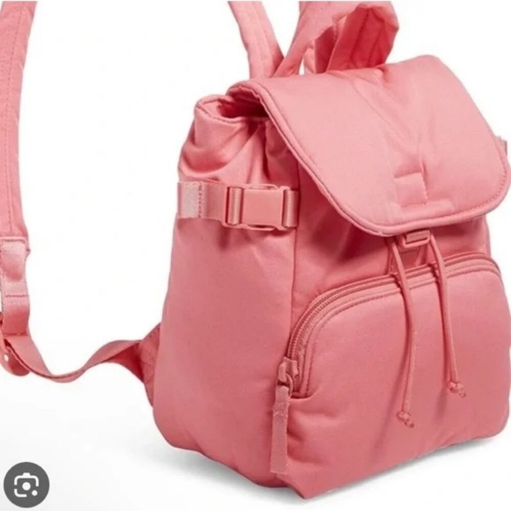 Vera Bradley Utility Backpack in Rouge Rose New with tag - Picture 2 of 4